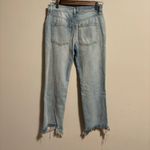 Free People NWT  We The Free Maggie Denim Distressed Straight Leg Jeans- Size 24 Photo 8