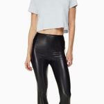 Wilfred  Free Daria Faux Black Leather Skinny Pant, EUC, Size Medium, MSRP $138 Photo 0