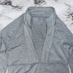 Soybu Long Sleeve Dress Sporty 1/4 Zip Mock Neck Grey Women M Cozy Athletic Photo 2