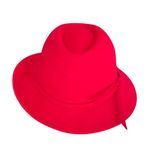 Preston & York  Red Wool Fedora Hat – One Size Photo 5