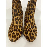 INC  womens size 7M‎ pony hair leopard animal print heel boot booties Photo 3