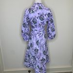 Charter Club Purple Floral Shirt Dress Midi Length Sz Small Petite Cotton Charter Clib Photo 1