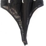 Stylestalker  Halter Floral Mesh Bodysuit Photo 4