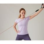 Athleta L Momentum Seamless Tee Women’s Large Oxalis Violet Photo 2