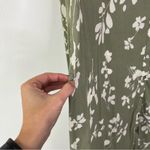 Mango MNG  Leaf Print Shirt‎ Dress Green Size 10 Photo 3