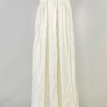 Farm Rio NWOT  Linen Blend White Sleeveless Maxi Dress Size M Photo 4