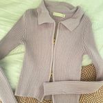 O. Vianca Knit Zipper Top  Photo 0