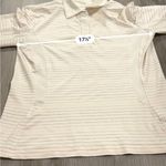 Nike  Golf White Multicolor Pinstripe Long Sleeve Collared Button Jacket‎ Size M Photo 6