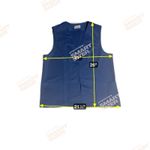 Cricket Lane Blue Sleeveless Vest, Women's Size 14, Pockets, USA Made Outerwear Photo 4