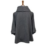 Caslon Poncho Sweater Fleece Dark Gray Size XS/Small Photo 1