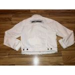 Harley Davidson Jacket Womens Medium White Denim‎ Photo 4