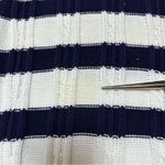 Christian Dior Vintage white w/blue Breton stripes, anchors, sweater Sz L unisex Photo 11