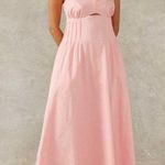 New Mon Renn Sunlight Midi Dress in Blush Pink Size XS Photo 0