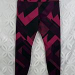 Brooks Formation Crop Leggings in Plum Eclipse Jacquard Size M Photo 4