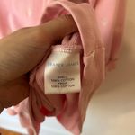 Draper James  Bobbie Sweatshirt Dress in Pink Embroidered Viola Size Medium Photo 6