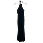 Tobi Maxi Sleeveless Black Halter Dress Size Medium Photo 6