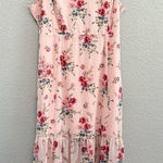 Melrose and Market Feminine floral dress Size Large Ruffle Sleeve‎ Photo 0