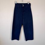 Banana Republic  Blue High Rise Wide Leg Cropped Jeans Womens 25 Fall Denim Photo 9