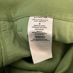 Vince Belted Cotton Linen Blend Twill Shorts in Kiwi Size 8 Photo 5