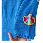 Petite Sophisticate VINTAGE  Tropical Fish Sweater Photo 4