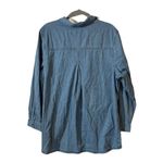 Jessica London  Women's Size 20 W Blue Denim Button-Up Shirt Western Minimilist Photo 2