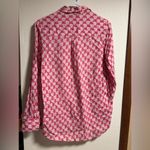 Le Tigre pink boston print button up shirt Size M Photo 3