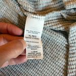 LL Bean Soft Stretch Waffle Knit Hoodie Womens Size XL Reg Grey Photo 9