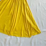 NWOT Dulce Carola Large Yellow Sun Dress Fit Flare Slip Strap Summer Fall Spring Photo 3