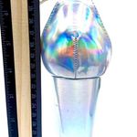 Wild Diva  Silver Holographic Heeled Open Toe Sandals 7 Party Ankle Strap Buckle Photo 8