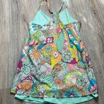 Judith March Floral Multicolor Groovy Sundress Size Large Photo 2