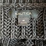 Nautica Cable Knit Long Sleeve Sweater Navy Size Medium Photo 5