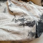 PINK - Victoria's Secret PINK Victoria’s Secret Black and Gray Acid Tie Dye Zip Top Canvas Tote Photo 12