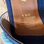 Shaicella Denim Square Toe Slides Colorful Rope Embellished Sandals Boho Size 9 Blue Photo 6