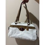 Coach  Ivory/Brown Leather PENELOPE Domed Shoulder‎ Tote Purse Bag F16529 S Photo 1