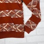 Rank 45 Summit Aztec Hoodie Women's XS Black Pullover Sweatshirt Western Hoodie Brown Photo 3