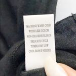 Moral Fiber  Black Choker Soft Black V Neck T-Shirt Photo 5