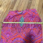 Farm Rio NWT Red Paisley Scarf Shoulder Pad Blouse Size Small Photo 8