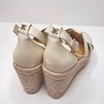 Sam Edelman | Modern Ivory Boho Woven Leather Wedges Marietta Photo 4