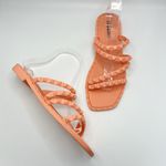 Steve Madden Skyler Jelly Slide Sandals Size 7 Peach Photo 2