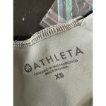 Athleta  Swimsuit XSmall One Piece Blue Tropical High Thigh Modern Photo 3