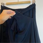 IRO  Paris NEW Wispy Asymmetric Hem Ruffled Crepe de Chine Silk Skirt Black Sz 36 Photo 10