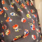 Lush Clothing Lush Gray Midi Dress with Vibrant Floral Print Photo 6