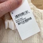 Rachel Parcell  Shirred High Neck Top in Beige Pearled Photo 2