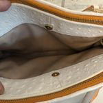 Coach  Madison Georgie Large Ostrich Embossed Leather Shoulder Tote Purse‎ Photo 12