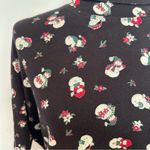 Classic Elements  Black Snowman Long Sleeve Tee Photo 4