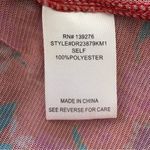 DR2 Daniel Rainn Mesh Floral Babydoll Top Sz. XS Orange Red Peplum Smocked Y2K Photo 10