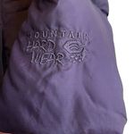 Mountain Hardwear Size L Quilted Down Puffer Jacket Purple Longline Winter Coat Photo 3