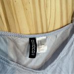 H&M Light Blue & White Striped Camisole top size L Photo 5