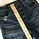 American Eagle  Womens Jeans Hi-Rise Jegging Dark Wash Distressed Stretch 4 Photo 7