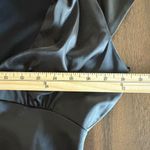 Cache Vtg  Dress 12 Black Satin Cap Sleeve Bodycon Cocktail Formal Midi Photo 8